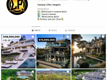 3K Grand Mansions Instagram Account for sale