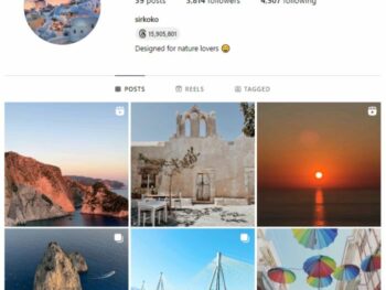 3K Scenery Photography Instagram Account for sale