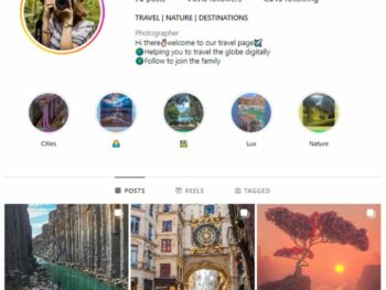 44K Travel Explore Instagram Account for sale