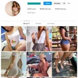 48K Babes Models Instagram Account for sale