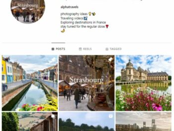 4K Travel Destinations Instagram Account for sale