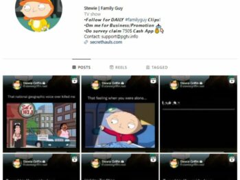 6K Family Guy Instagram Account for sale