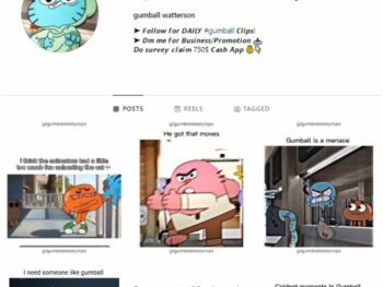 6K Gumball Cartoon Instagram Account for sale