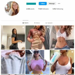70K Babes Models Instagram Account for sale