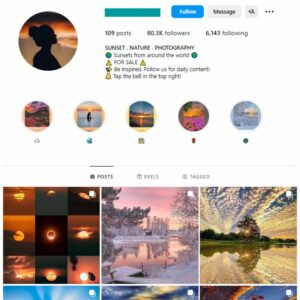 80K Beautiful Destinations Instagram Account for sale