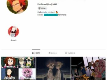 85k Anime Instagram Account for sale