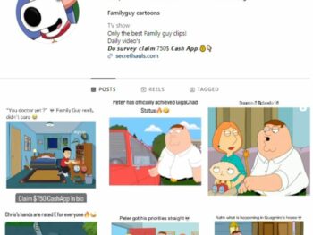 8K Family Guy Instagram Account for sale