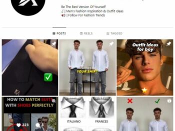 95K Men's Fashion Instagram Account for sale