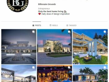 110K Real Estate Mansions Instagram Account for sale