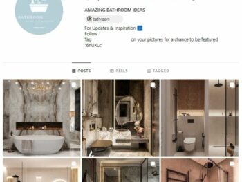 115K Luxury Bathroom Decor Instagram Account for sale