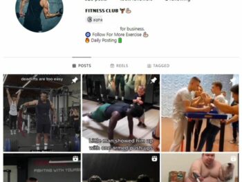 190K Male Fitness Gym Instagram Account for sale
