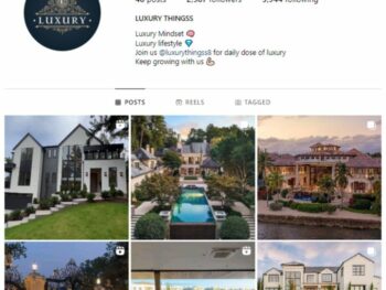 2K Luxury Mansions Instagram Account for sale