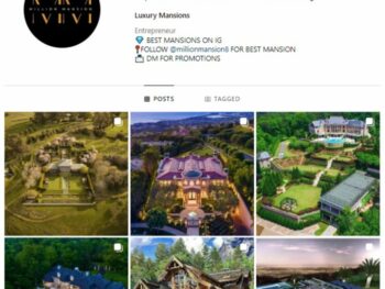 2K Luxury Mansions Instagram Account for sale