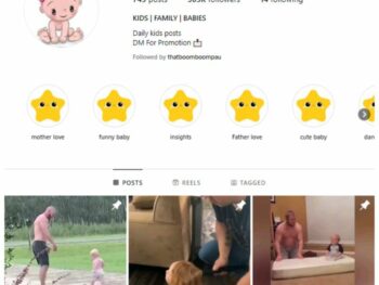 300K Kids Babies Instagram Account for sale