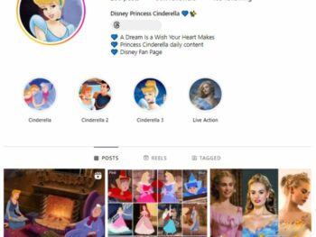 30K Disney Cinderella Instagram Account for sale