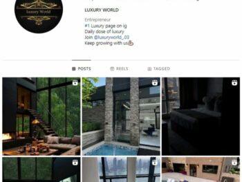 3K Luxury Homes Instagram Account for sale