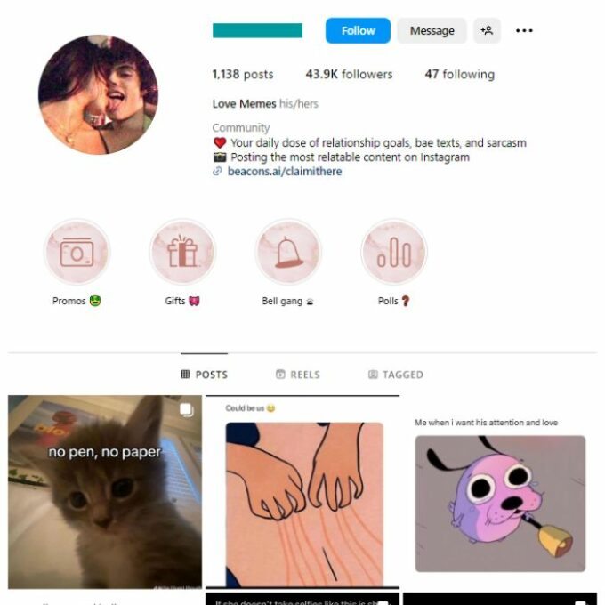 40k Memes Instagram Account for sale