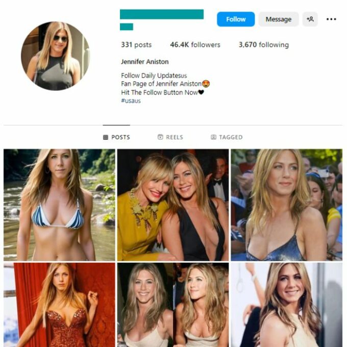 45K American Model Actress Instagram Account for sale