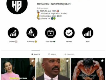45K Business Motivation Instagram Account for sale