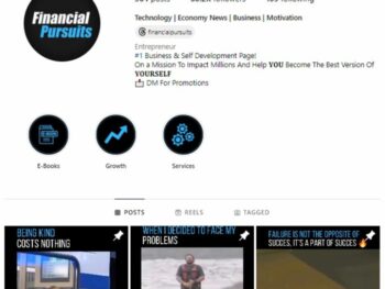 60K Business News Art Instagram Account for sale