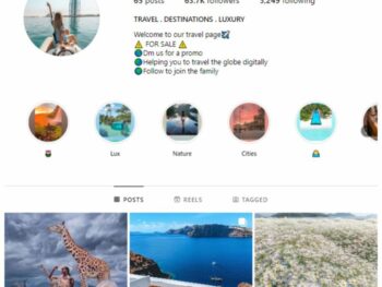 60K Travel Photos Instagram Account for sale