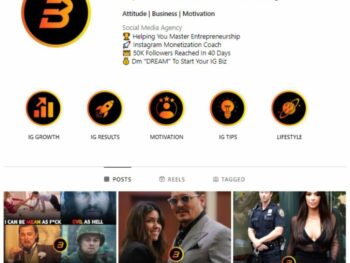 65K Motivation Mindset Instagram Account for sale