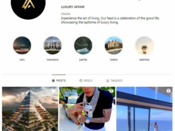 75K Luxury Lifestyle Instagram Account for sale