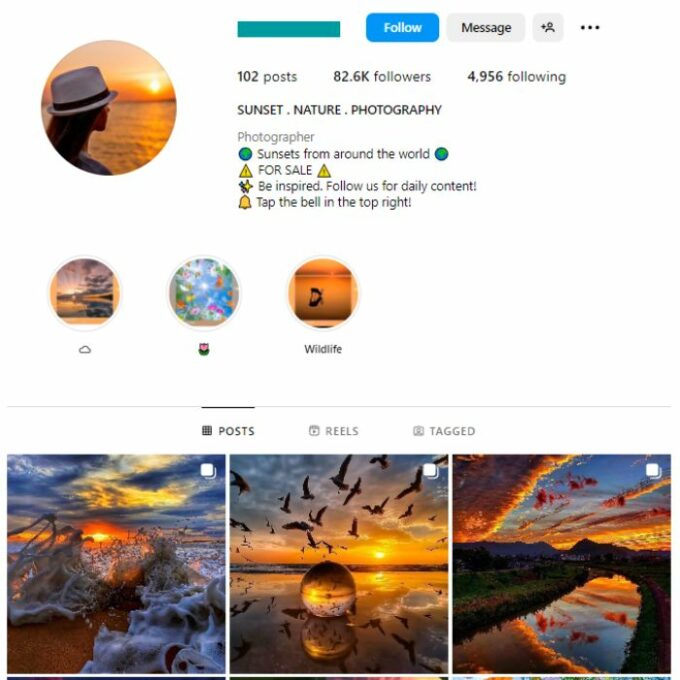 80K Beautiful Destinations Instagram Account for sale