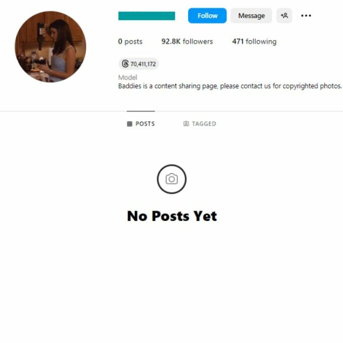 90K Blank Instagram Account for sale