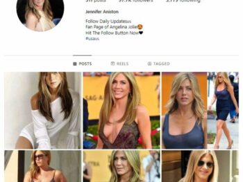 95K Jennifer Aniston Actress Fan Instagram Account for sale