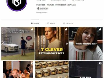 95K Wealth Motivation Business Instagram Account for sale