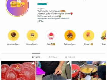 130K Food Reels Instagram Account for sale