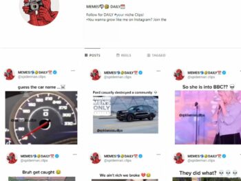 18K Spiderman Memes Instagram Account for Sale