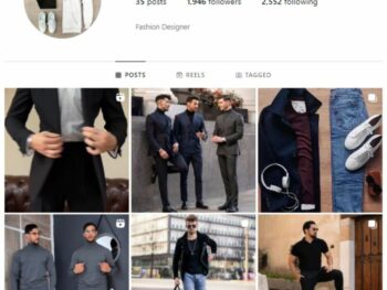 1K Men's Fashion Instagram Account for sale