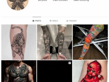 1K Tattoo Art Instagram Account for sale