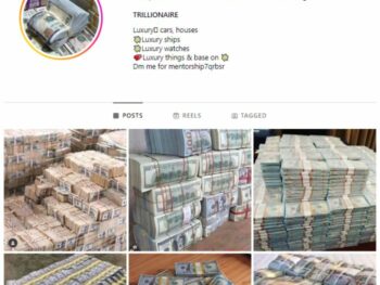 20K Money Millionaire Instagram Account for sale
