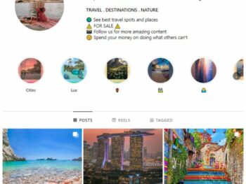 21K Beautiful Destinations Instagram Account for sale