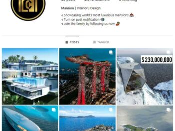 2K Beautiful Mansions Instagram Account for sale