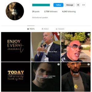 2K Entrepreneur Success Instagram Account for sale