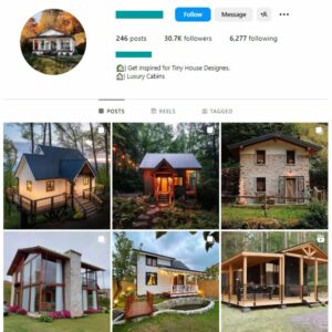 30K Tiny Houses Instagram Account for sale