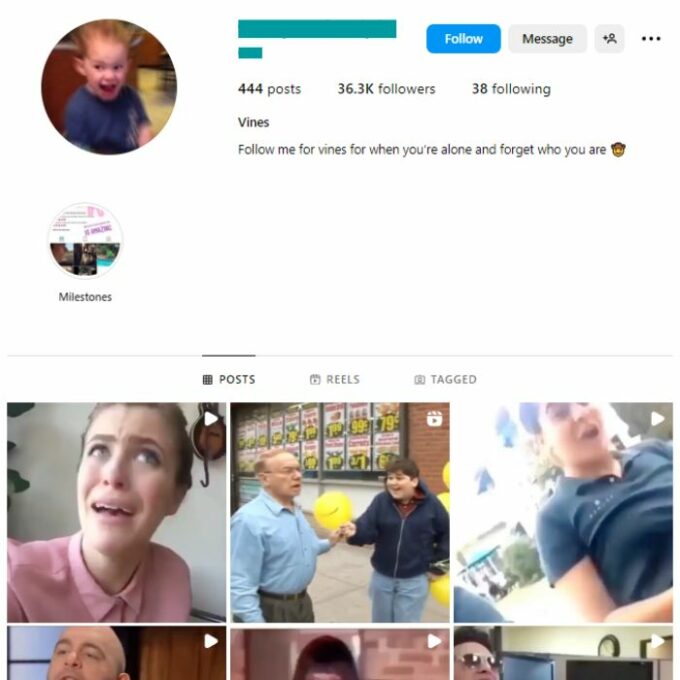 35K Funny Videos Memes Instagram Account for sale