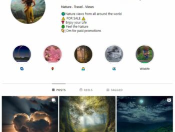 40K Travel Destinations Instagram Account for sale