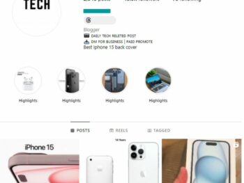 45K Tech iPhone Instagram Account for sale