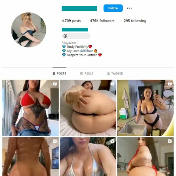 470K Babes Models Instagram Account for sale