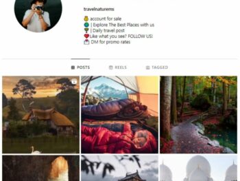 50K Travel Vacation Instagram Account for sale
