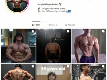 60K Workout Fitness Gym Instagram Account for sale