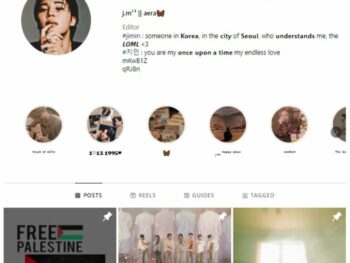 75K BTS Jimin Instagram Account for sale