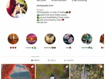 8K Nature Photography Instagram Account for sale