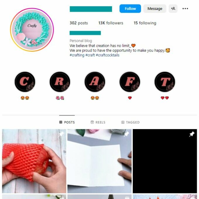 12K Art & Craft Instagram Account for sale