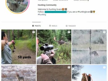 1K Wildlife Hunting Instagram Account for sale